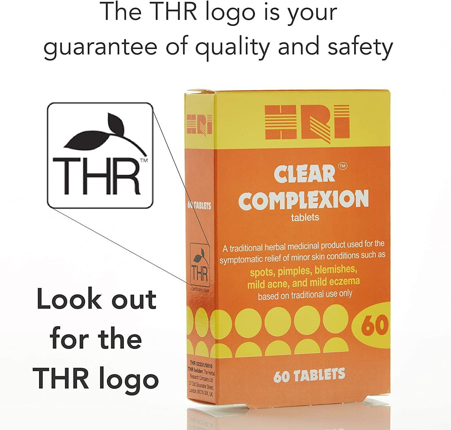 Hri Clear Complexion tablets (60 tablets)