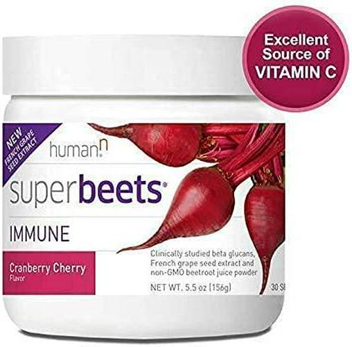 HumanN Immune Health and Blood Pressure Support Bundle | SuperBeets Circulation Superfood Concentrated Beet Powder and SuperBeets Immune, SuperBeets Black Cherry + SuperBeets Immune Bundle Set