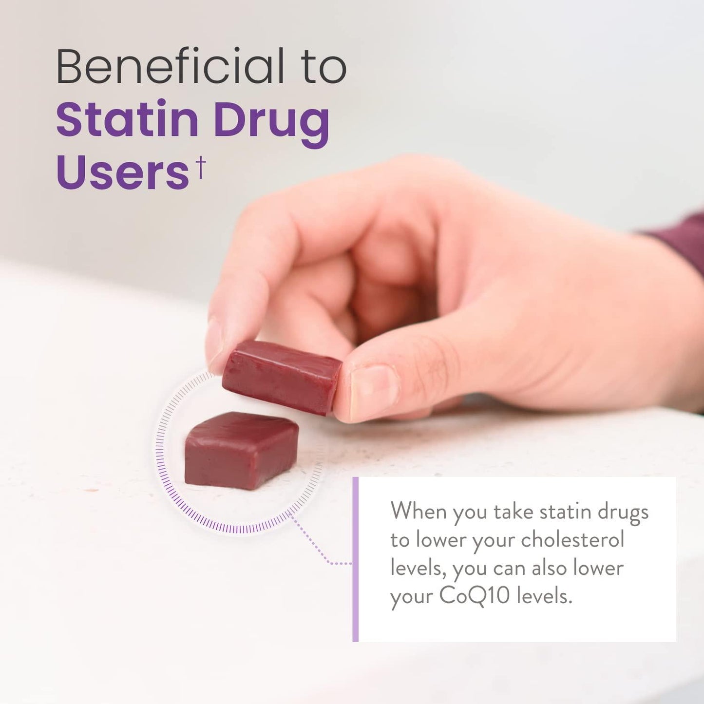 HumanN SuperGrapes Chews | Grape Seed Extract and Vitamin B12 chew on-The-go Breakthrough in Dual-Acting Blood Pressure and Energy Support, Grape Flavor, 60-Count, from The Makers of SuperBeets