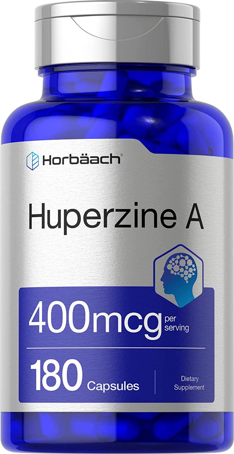 Huperzine A 400mcg | 180 Capsules | Non-GMO, Gluten Free Supplement | by Horbaach