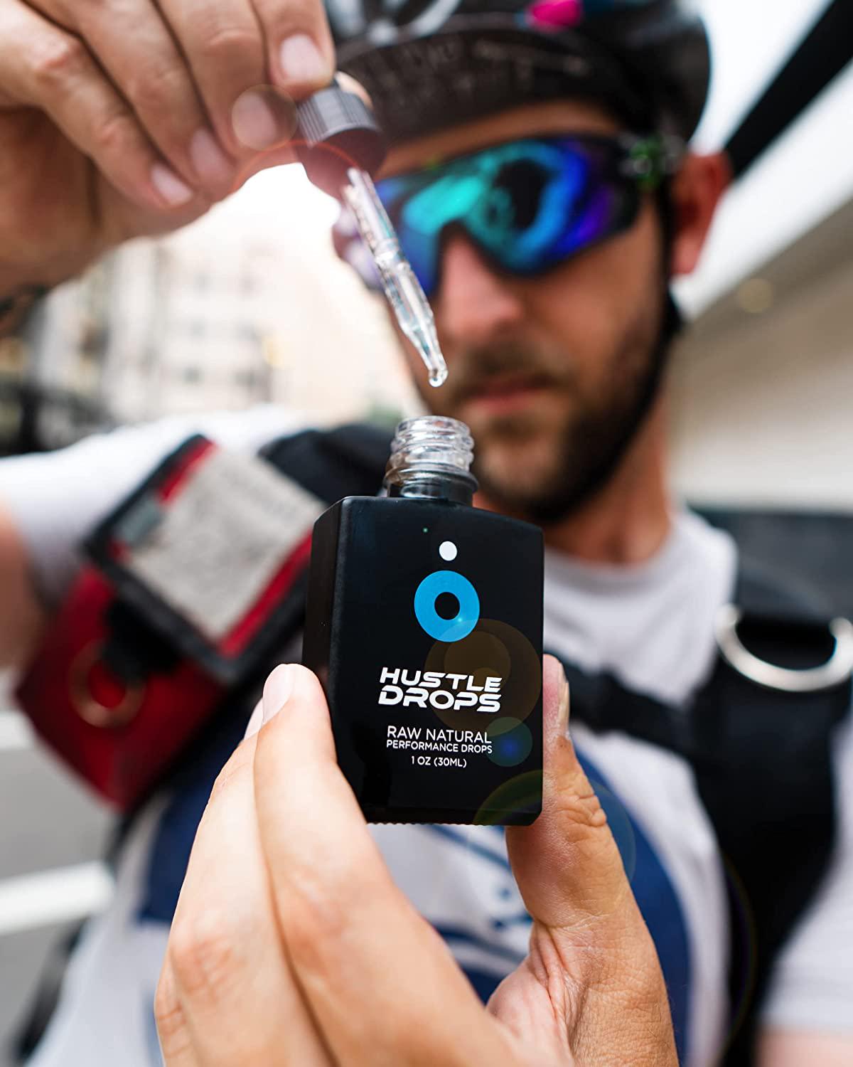 Hustle Drops - Natural Athletic Performance Booster/Pre-Workout/Respiratory Performance Booster