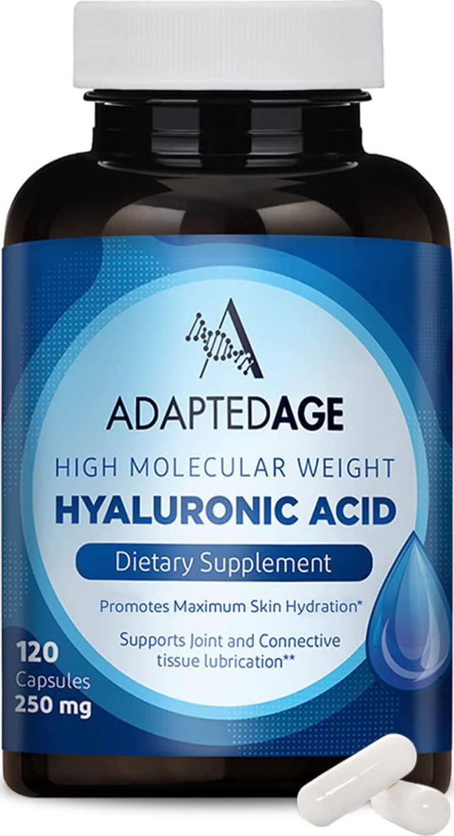 Hyaluronic Acid Supplements - 120 Servings, Ultra high Purity, hyaluronic Acid Capsules, high Molecular Weight, Dietary hyaluronic Acid, Acido Hialuranico, hyaluronic Acid Pills