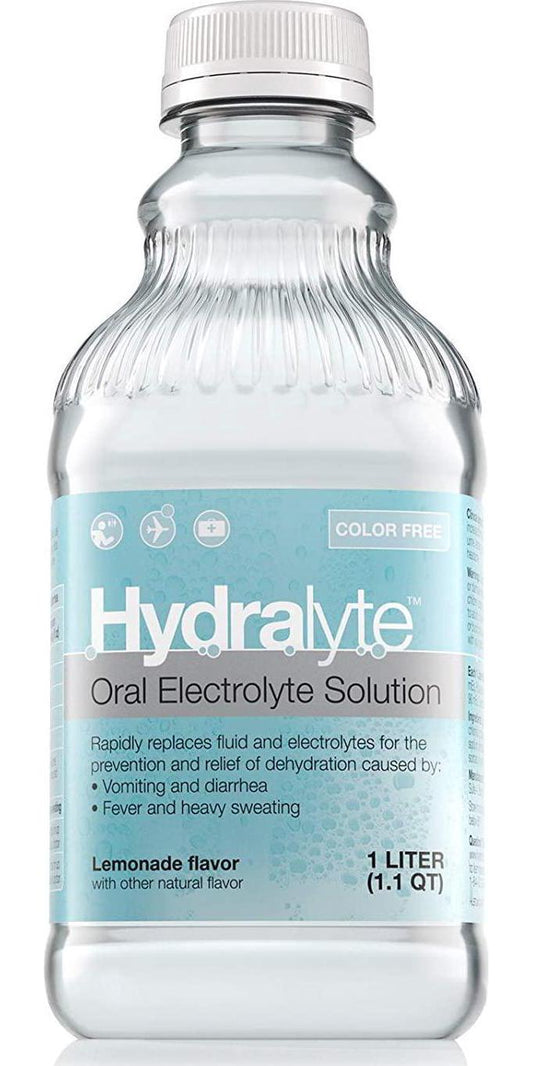 Hydralyte Electrolyte Lemonade Liquid 33.8 oz. (2 Pack)