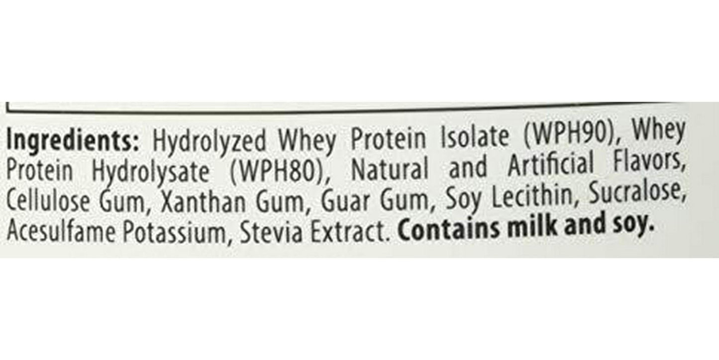 HydroPure (100% Hydrolyzed Whey Protein Isolate) Vanilla 4.5 lb