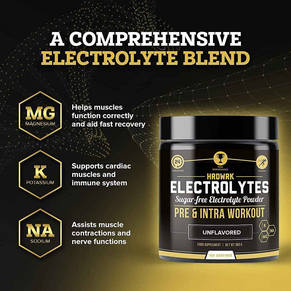 Hydrolyte - 100 Servings Sugar Free Electrolyte Powder with Magnesium, Potassium and Sodium - Boost Endurance and Reduce Fatigue with This Electrolyte Supplement - Maximum Hydration - Keto Friendly