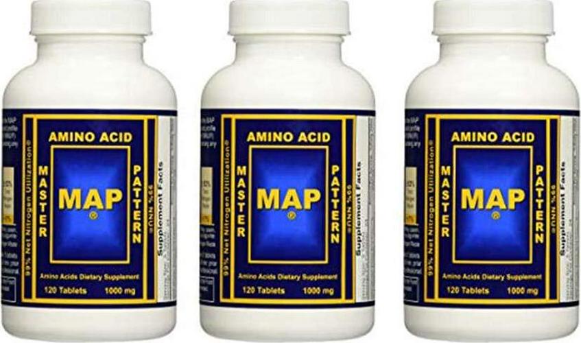 INRC Master Amino Acid Pattern Map Muscle Building Tablets, 360 Count