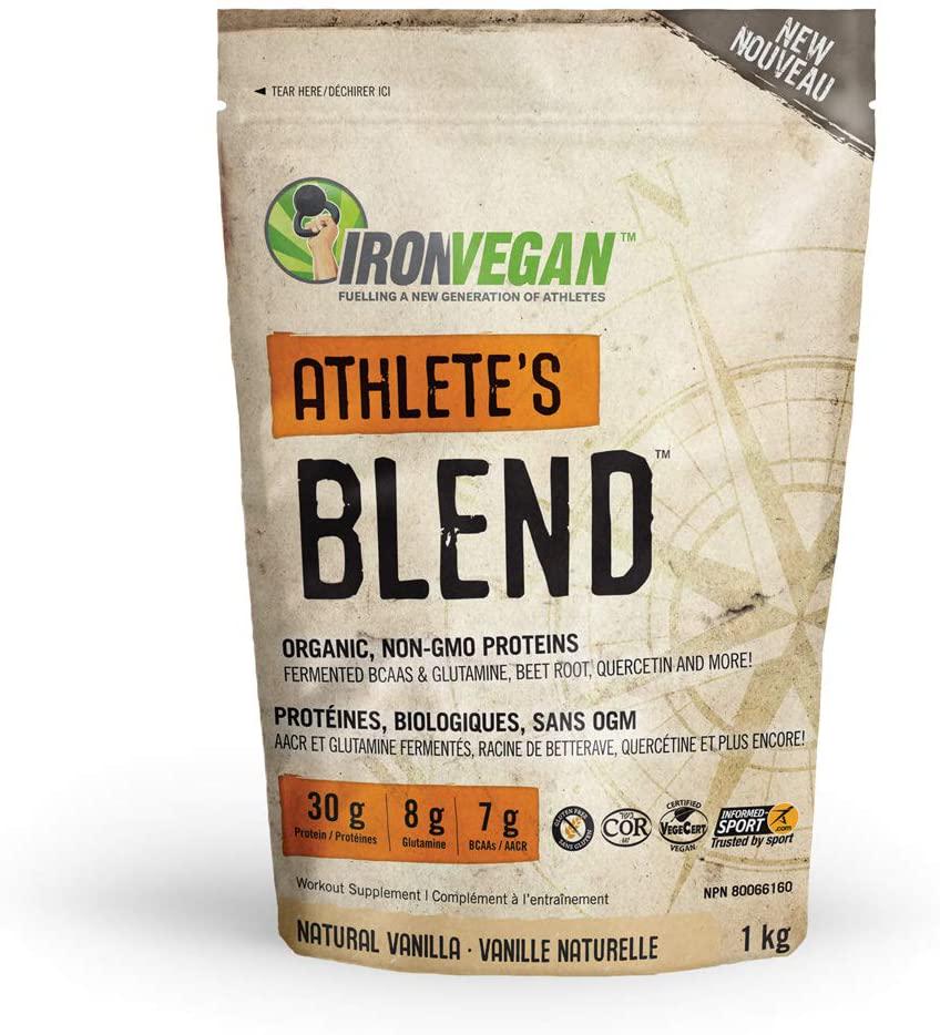 IRONVEGAN Sprouted Protein Athletes Blend Vanilla, 1000 GR