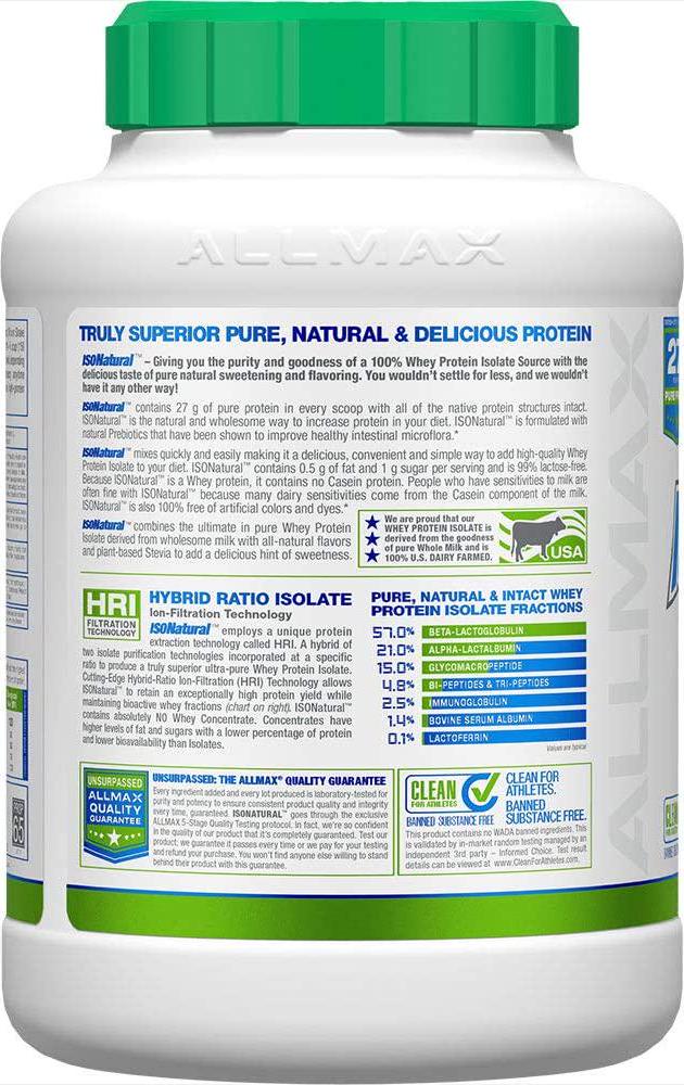 ISONATURAL (Chocolate, 5 Pound)