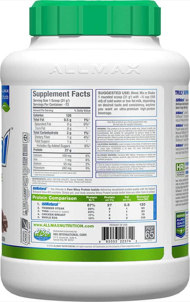 ISONATURAL (Chocolate, 5 Pound)