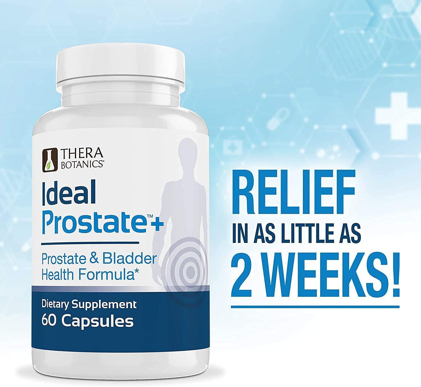 Ideal Prostate - Powerful Prostate Supplement for Men Natural Prostate Relief with Saw Palmetto, Beta Sitosterol, Lycopene, Zinc, Horsetail and Vitamin D3 60 Capsules