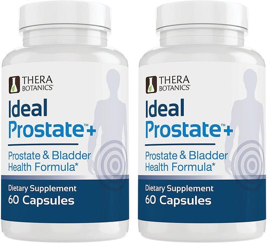 Ideal Prostate - Powerful Prostate Supplement for Men Natural Prostate Relief with Saw Palmetto, Beta Sitosterol, Lycopene, Zinc, Horsetail and Vitamin D3 60 Capsules