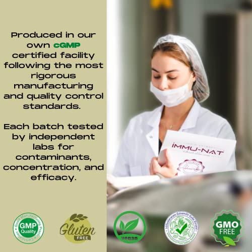 Immu-Nat Nitric Oxide Boost Supplement (60 Servings) Red Beet Root Powder Extract for Blood Pressure, Heart Health Support,Non-GMO Superfood