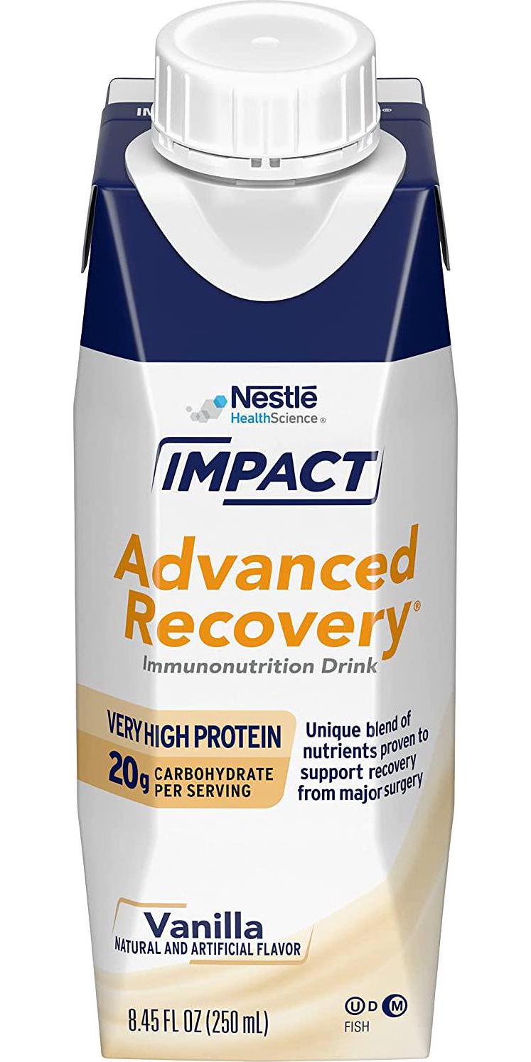 Impact Advanced Recovery, Vanilla, 8.45 Fl Oz, pack of 10