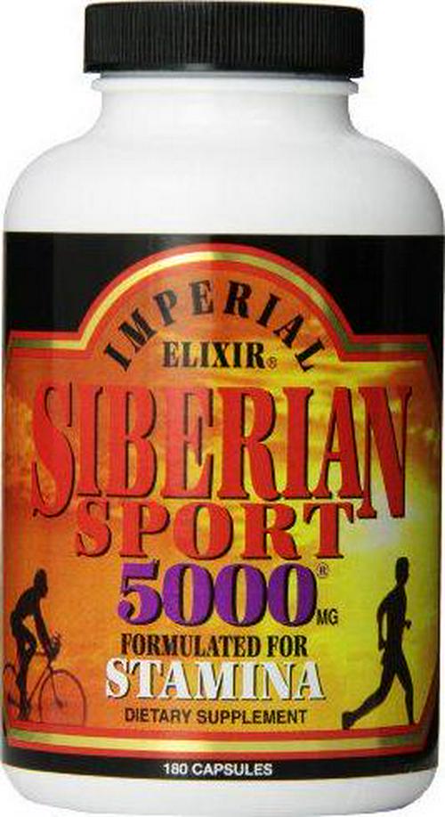 Imperial Elixir Siberian Sport, 5000 mg, 180 Capsules