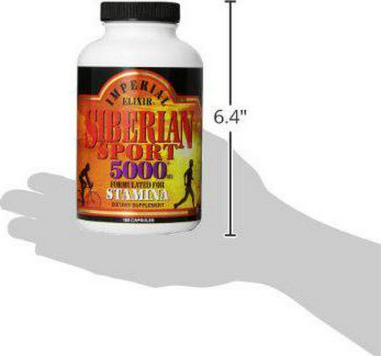 Imperial Elixir Siberian Sport, 5000 mg, 180 Capsules