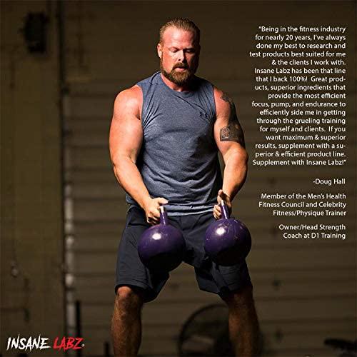 Insane Labz Insane Whey,100% Muscle Building Whey Isolate Protein, Post Workout, BCAA Amino Profile, Mass Gainer, Meal Replacement, 5lbs, 60 Srvgs, (Vanilla)