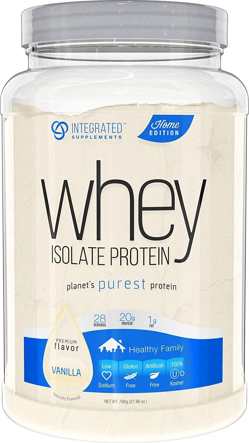Integrated Supplements CFM Whey Protein Isolate Diet Supplement, Vanilla, 790G