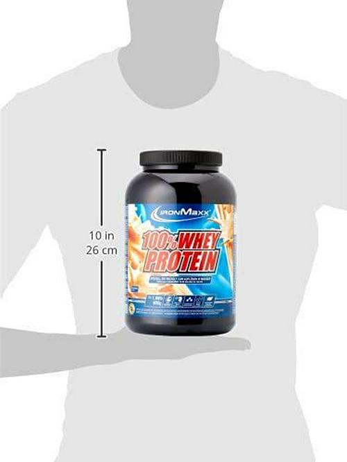 IronMaxx 100% Whey Protein Powder, Salted-Caramel
