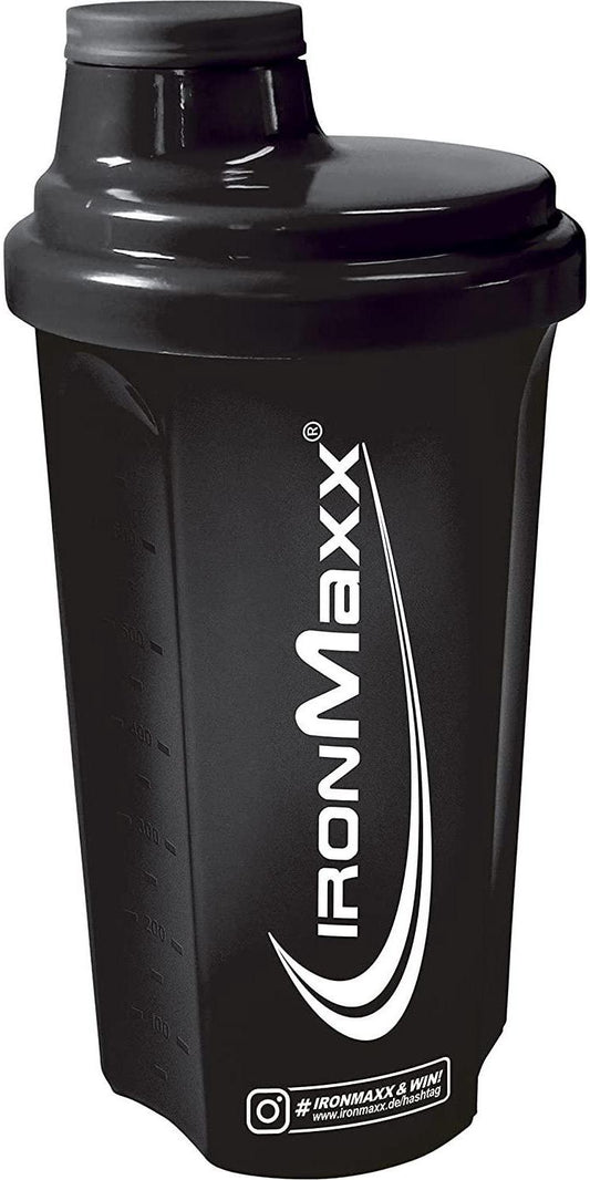IronMaxx Powder Shaker with Sieve - Black, 700 ml
