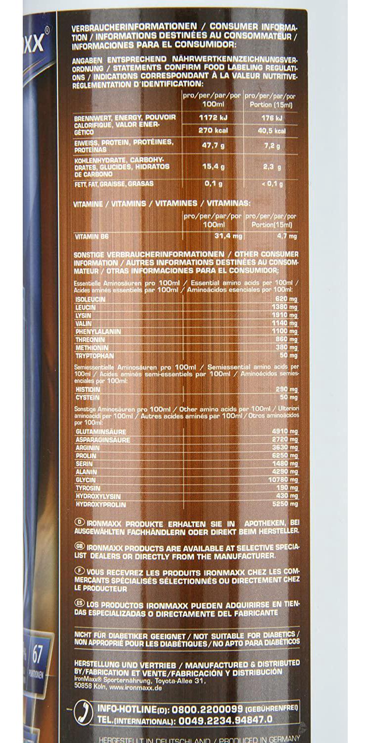 Ironmaxx 1000ml Amino Craft Cherry Liquid