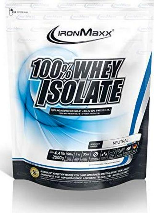 Ironmaxx 100% Whey Isolate Powder - Multicoloured, 2000 g