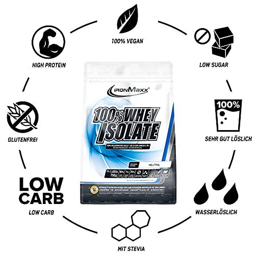 Ironmaxx 100% Whey Isolate Powder - Multicoloured, 2000 g