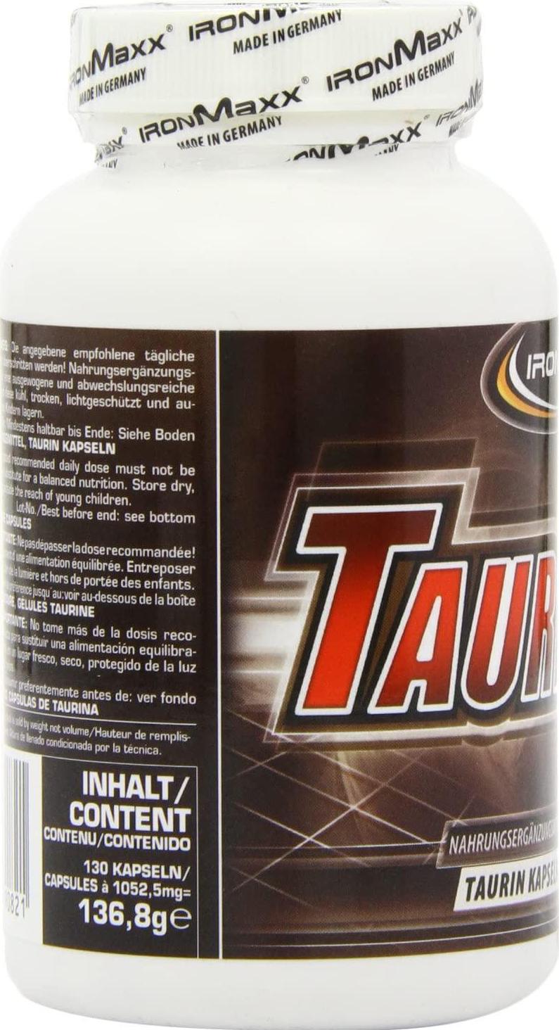 Ironmaxx 1052,5 mg Taurin Capsules - Pack of 130 Capsules
