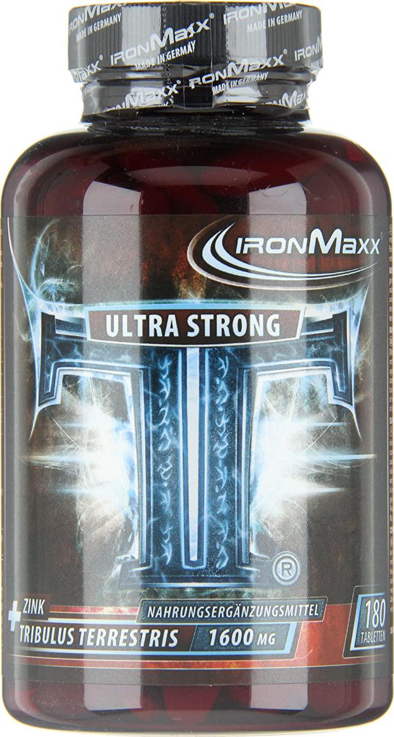 Ironmaxx 1856mg TT Ultra Strong 100 Percent Tribulus Tablets - Pack of 180 Tablets