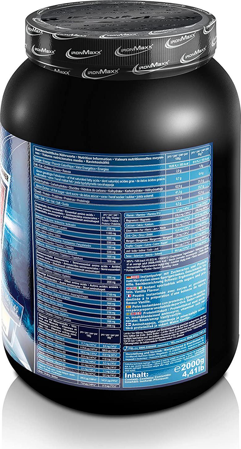 Ironmaxx 2000g Titan V.2.0 Vanilla Powder