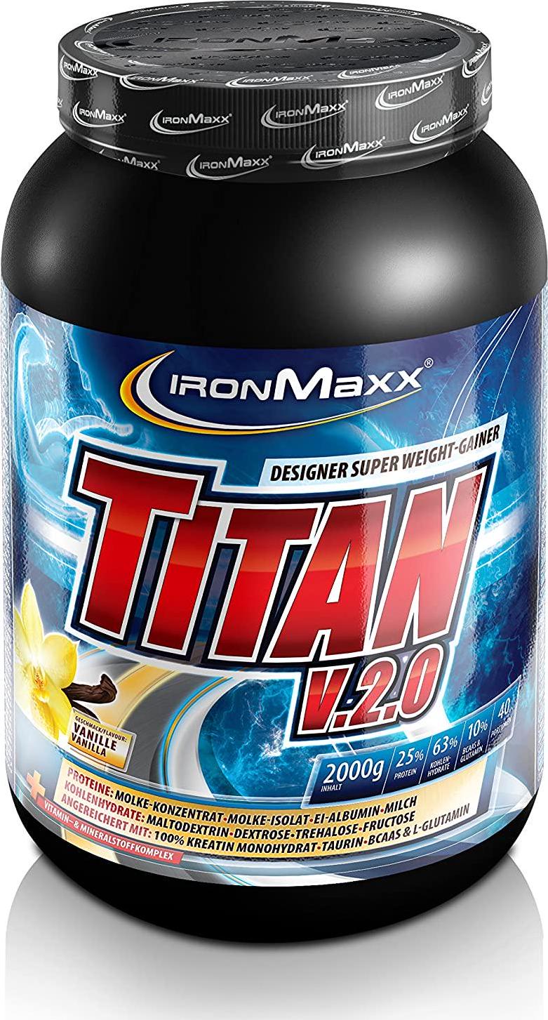 Ironmaxx 2000g Titan V.2.0 Vanilla Powder