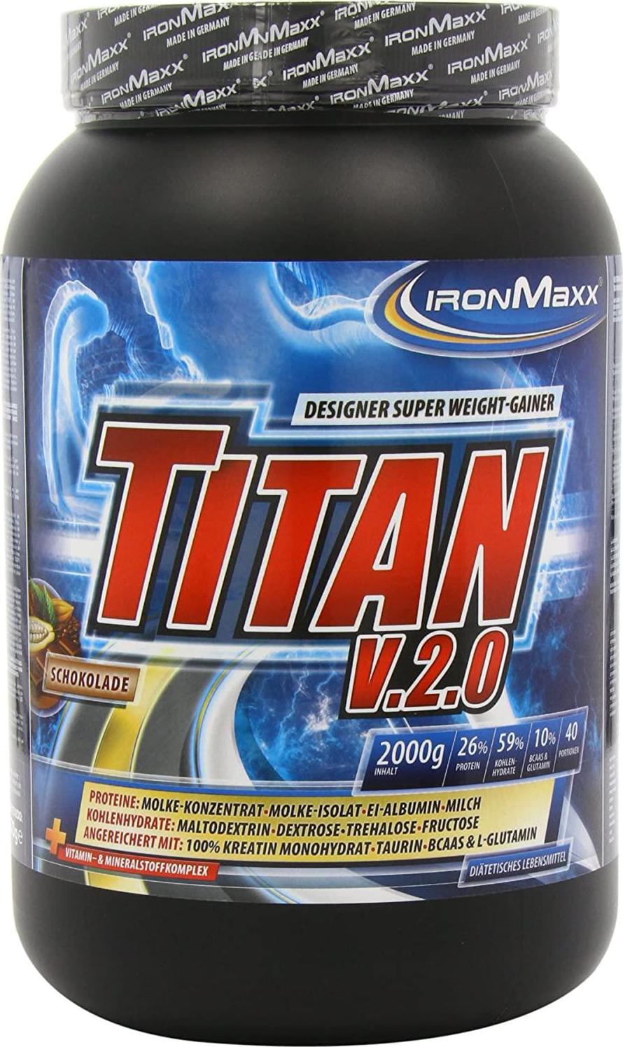 Ironmaxx 2000g Titan V.2.0 Chocolate Powder