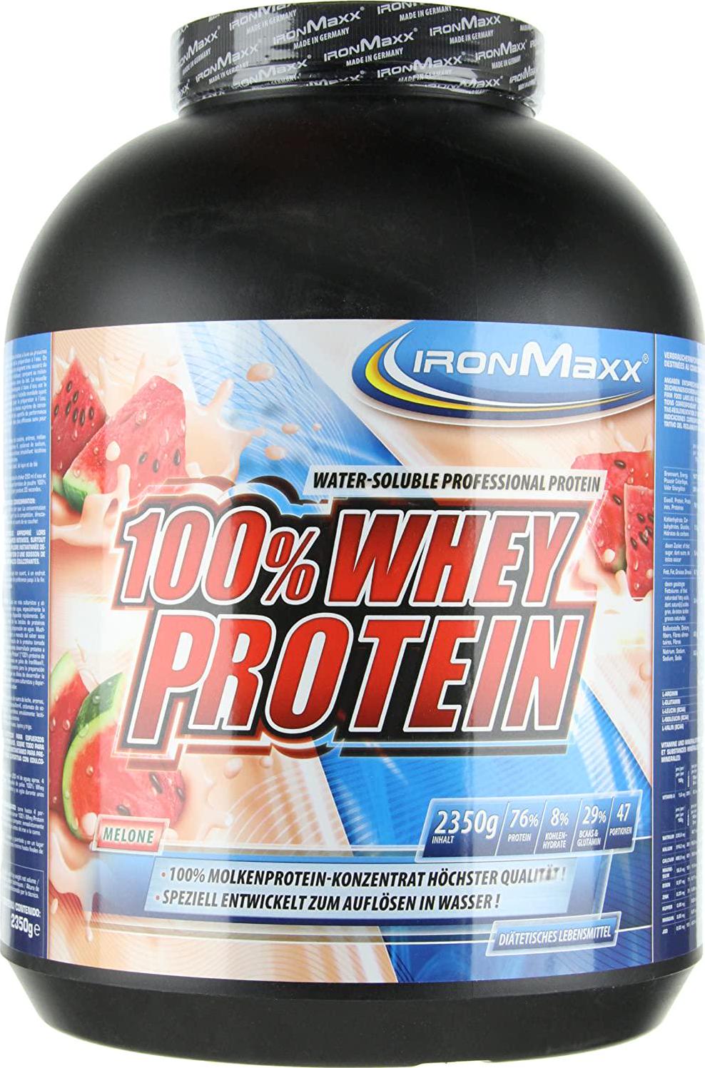 Ironmaxx 2350g 100 Percentage Whey Protein Melon Powder