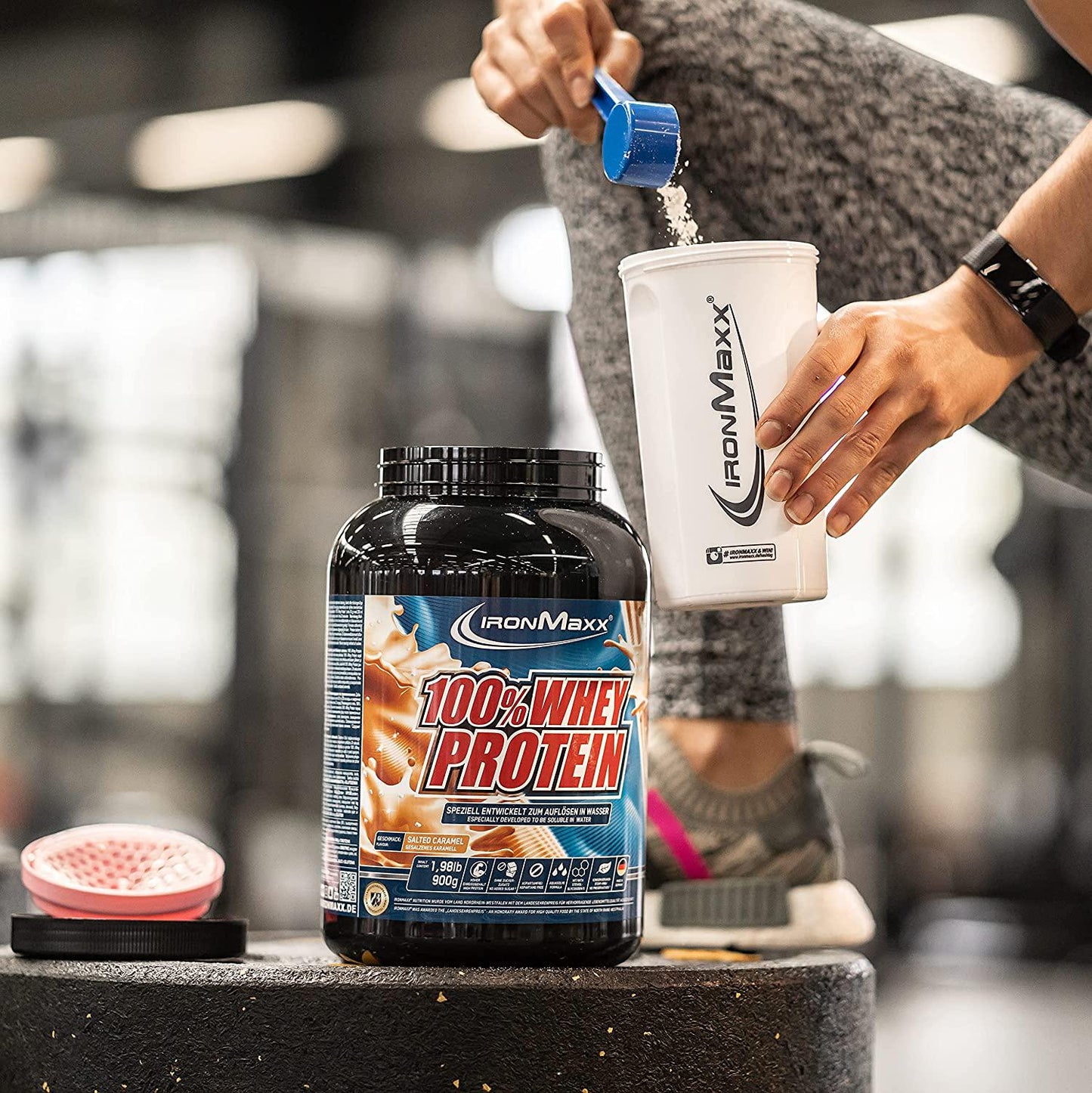 Ironmaxx 2350g 100 Percentage Whey Protein Cherry Yoghurt Powder