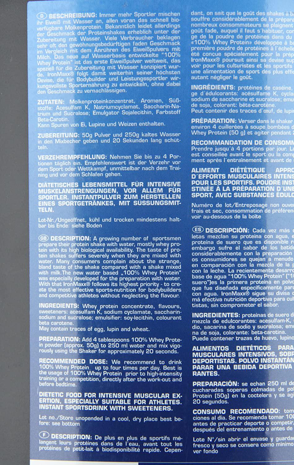 Ironmaxx 2350g 100 Percentage Whey Protein Melon Powder