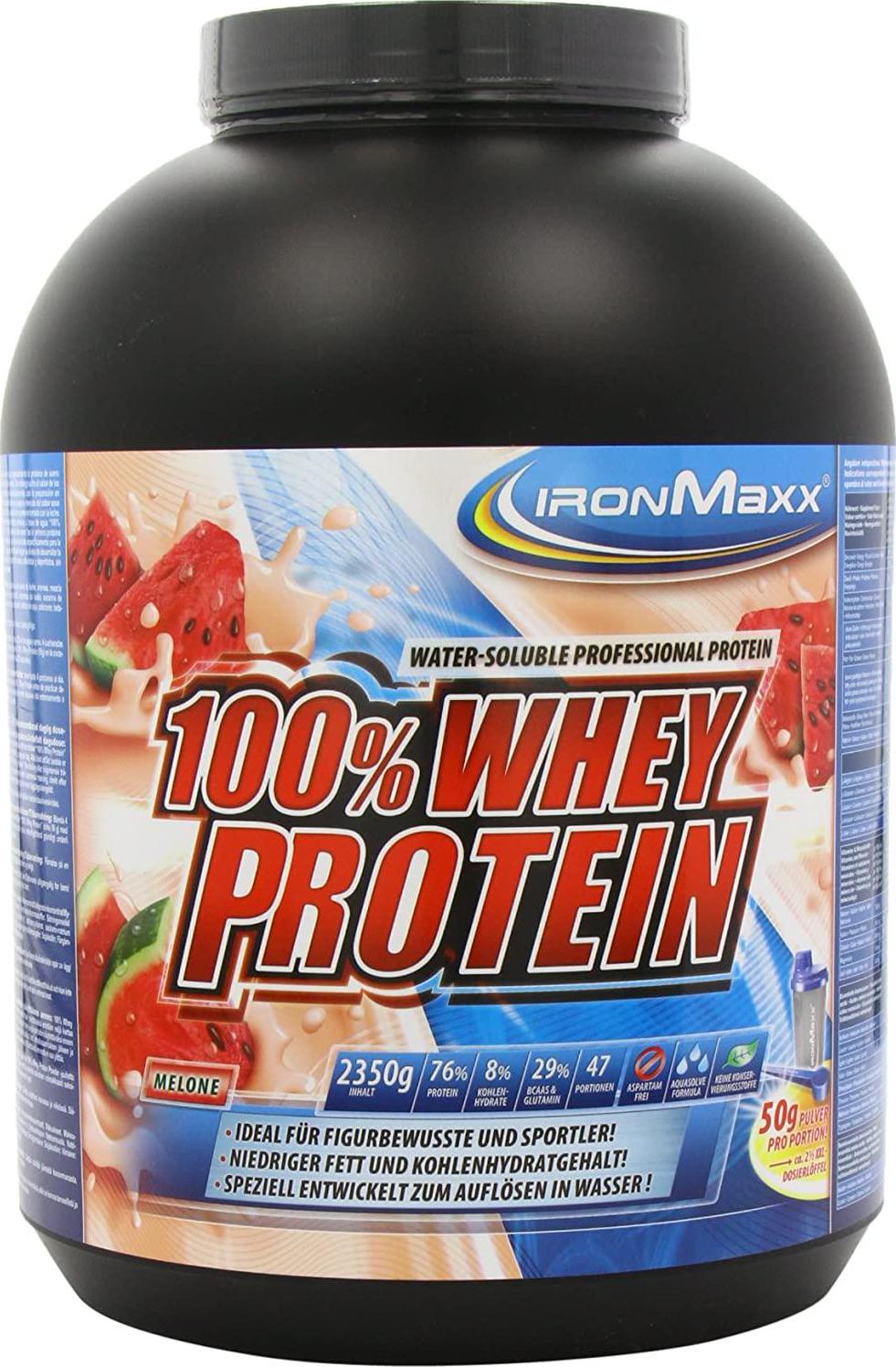 Ironmaxx 2350g 100 Percentage Whey Protein Melon Powder