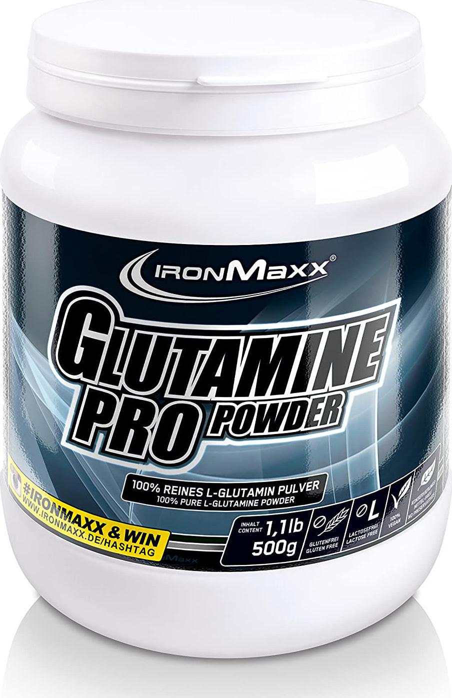 Ironmaxx 500g Glutamin Pro Powder