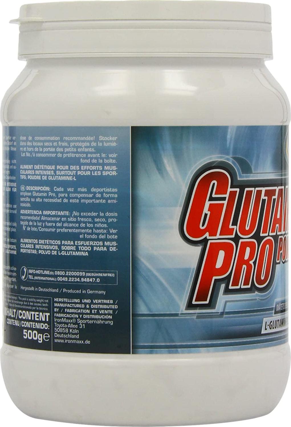 Ironmaxx 500g Glutamin Pro Powder