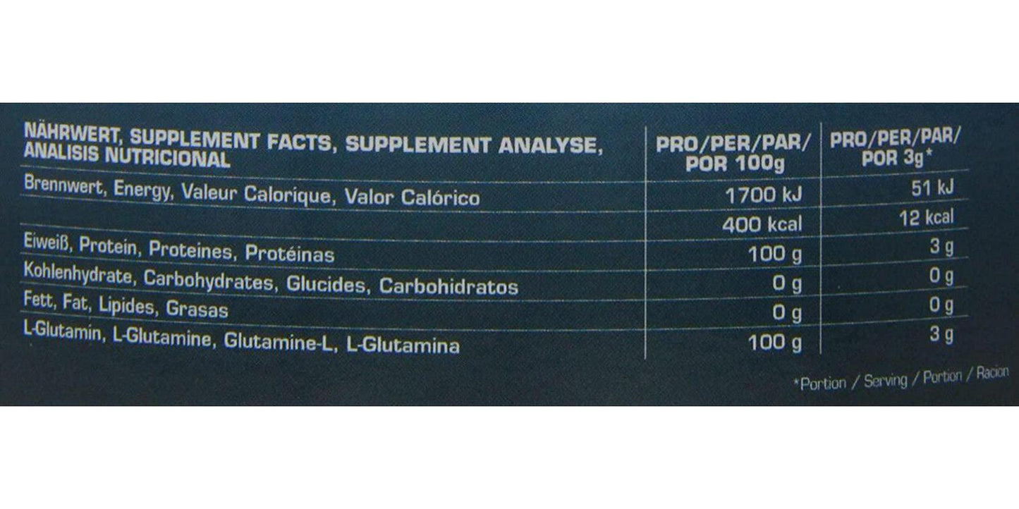 Ironmaxx 500g Glutamin Pro Powder