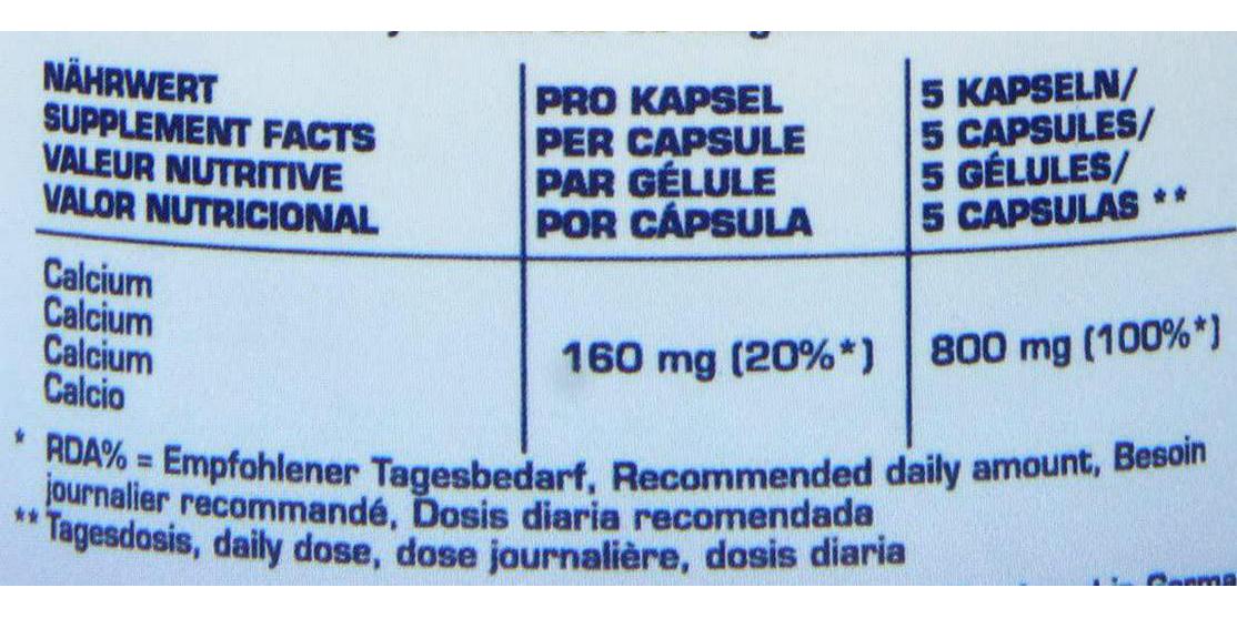 Ironmaxx 893mg Calcium Bioactive Capsules - Pack of 130 Capsules