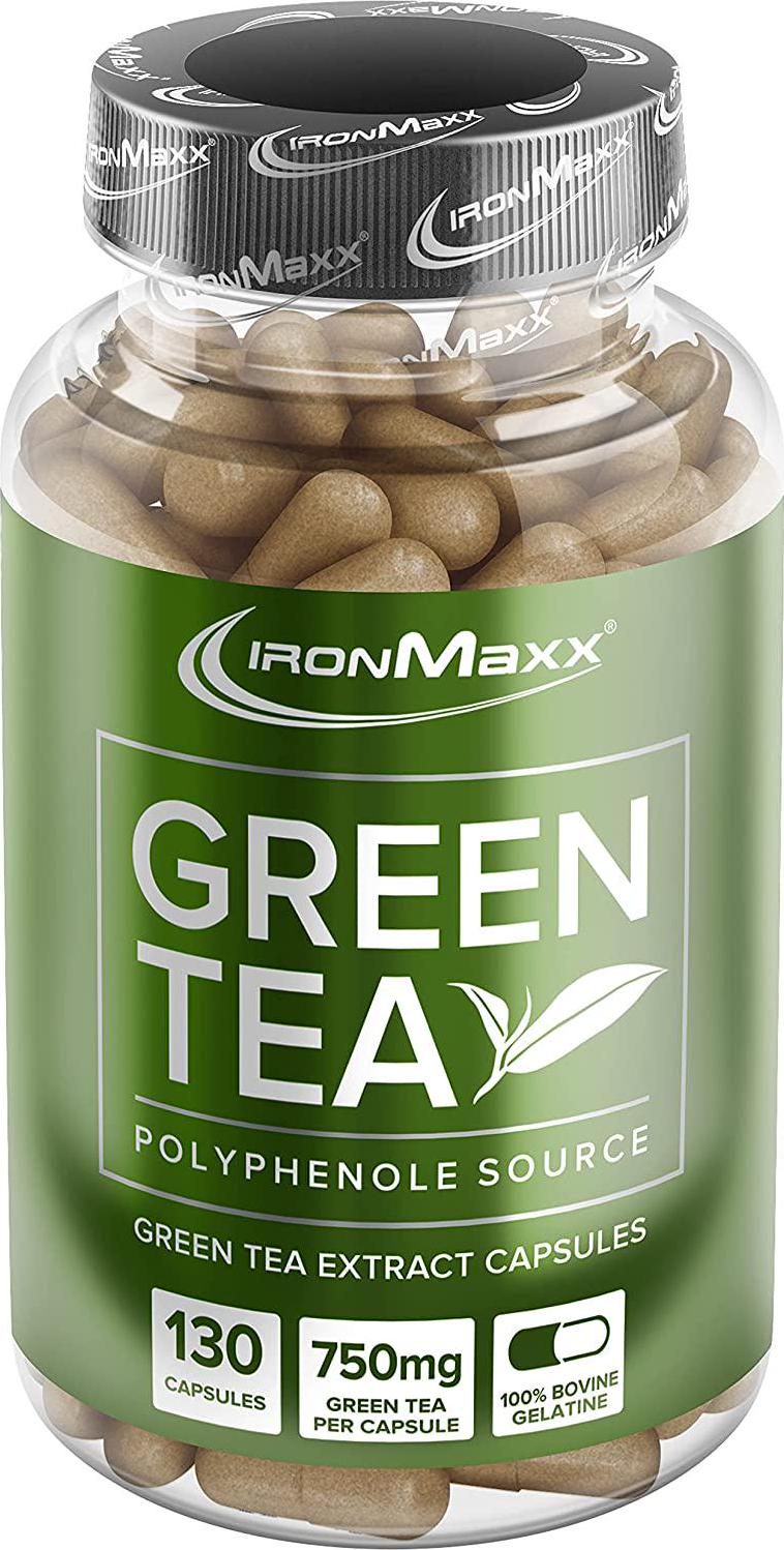 Ironmaxx 910mg Green Tea Extract Capsules - Pack of 130 Capsules
