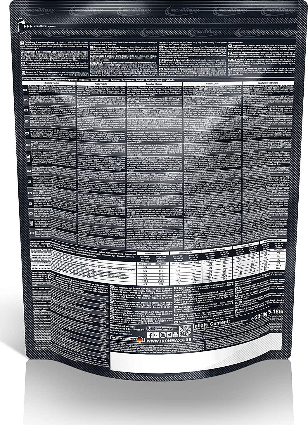 Ironmaxx Protein 90 Cookies And Cream Powder - Multicoloured, 2350 g