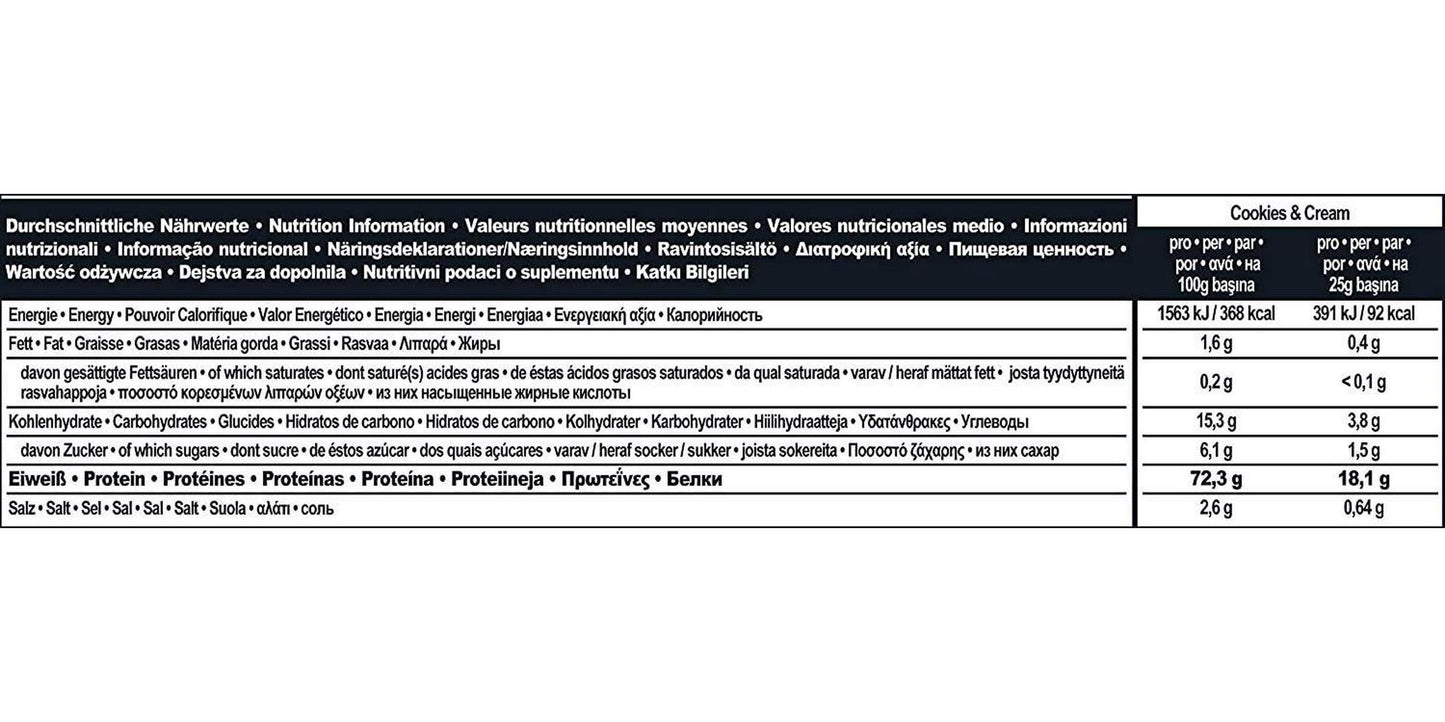 Ironmaxx Protein 90 Cookies And Cream Powder - Multicoloured, 2350 g