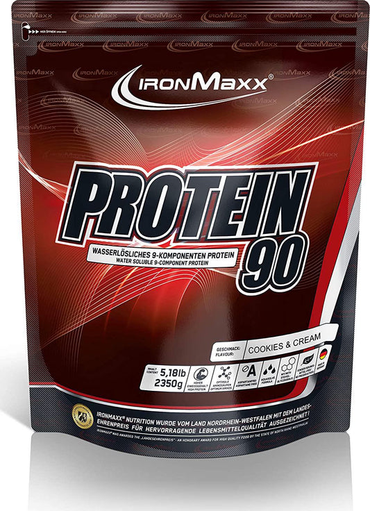Ironmaxx Protein 90 Cookies And Cream Powder - Multicoloured, 2350 g