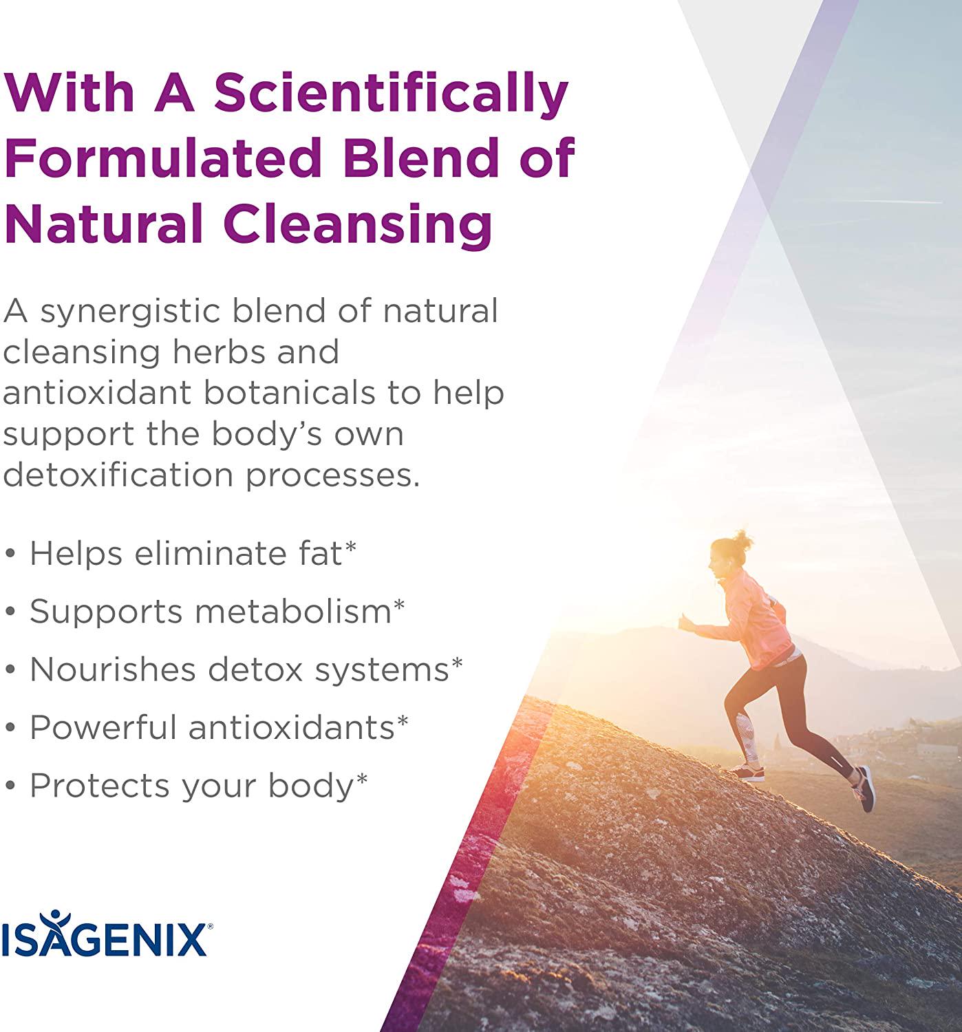 Isagenix Cleanse for Life - Detox Cleanse Drink with Vitamin B12, Niacin and Vitamin B6 for Overall Wellness - 96 Gram Canister (Natural Rich Berry Flavor)