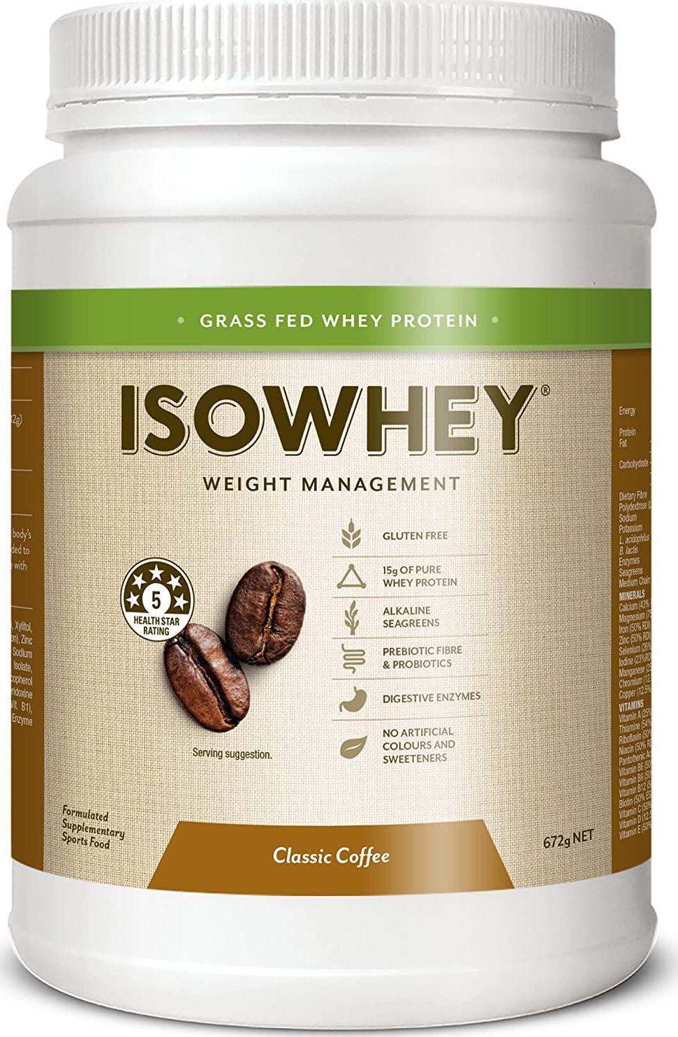 IsoWhey Classic Coffee Powder, Brown, 672 g