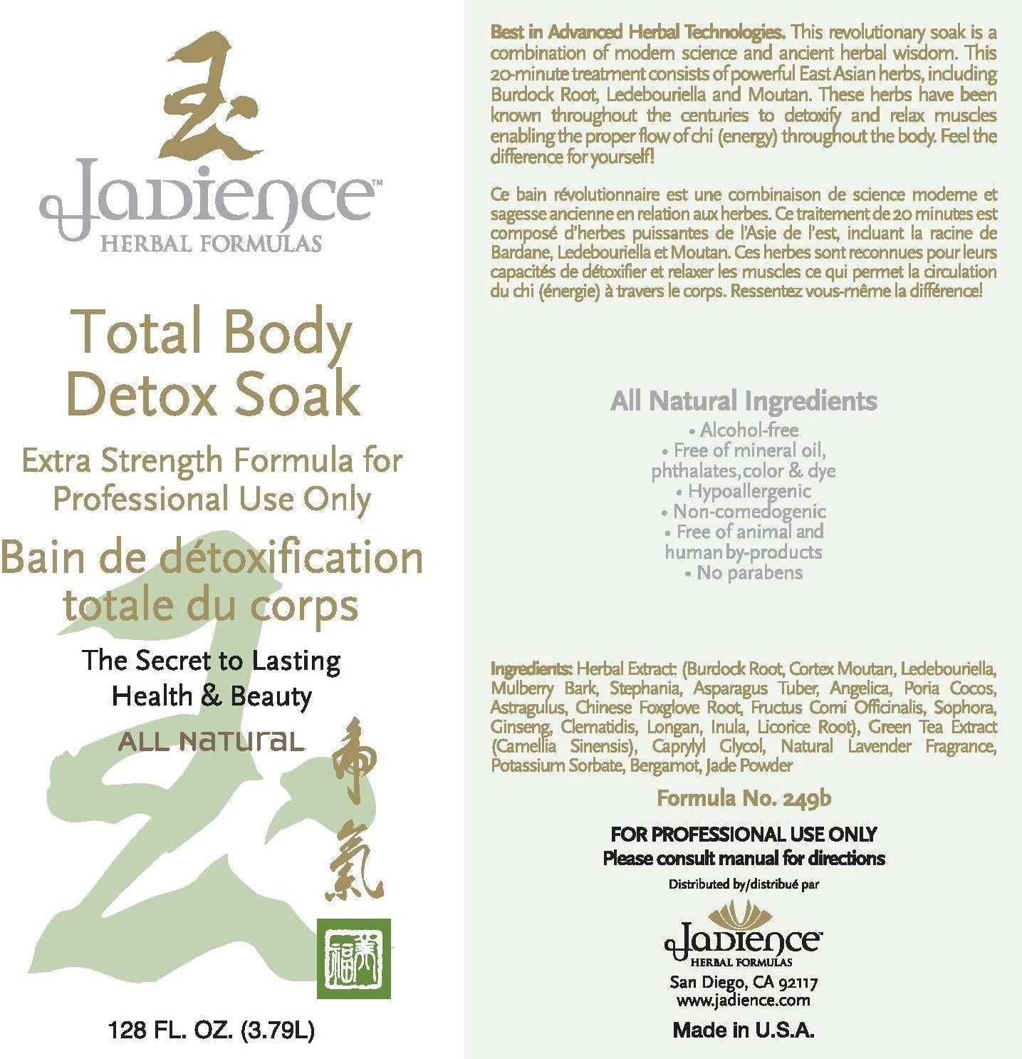 JADIENCE Detox and Cleanse Bath Soak Full Body or Foot | Promote Organ Function, Reduce Stress and Anxiety | Naturally Enhance 3-Day, 10-Day, 14-Day and 28-Day Detox, Detox Tea and Cleanses (128oz)