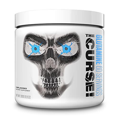 JNX SPORTS, The Curse! Glutamine, L-Glutamine Powder 5g - Support Muscle Recovery, Post Workout, 60 Servings, Unflavored
