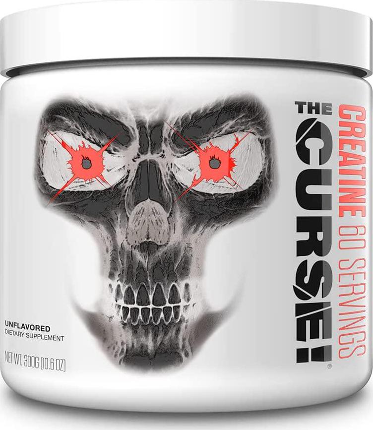 JNX SPORTS The Curse! Creatine - Creatine Monohydrate Powder 5g - Premium Creatine for Muscle Growth, Increased Strength and Athletic Performance - 60 Servings, Unflavored
