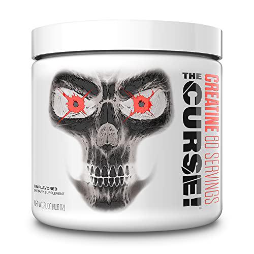 JNX SPORTS The Curse! Creatine - Creatine Monohydrate Powder 5g - Premium Creatine for Muscle Growth, Increased Strength and Athletic Performance - 60 Servings, Unflavored