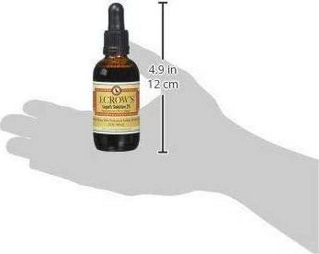 J.CROW'S Lugol's Solution of Iodine 2% 2 oz Professional Pack (12 Bottles)